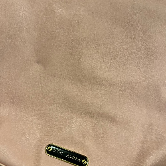 Betsey Johnson Pink Tote with Black Lace Bow - Picture 10 of 11